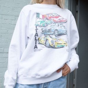 Brandy Melville Italia Crewneck Sweater